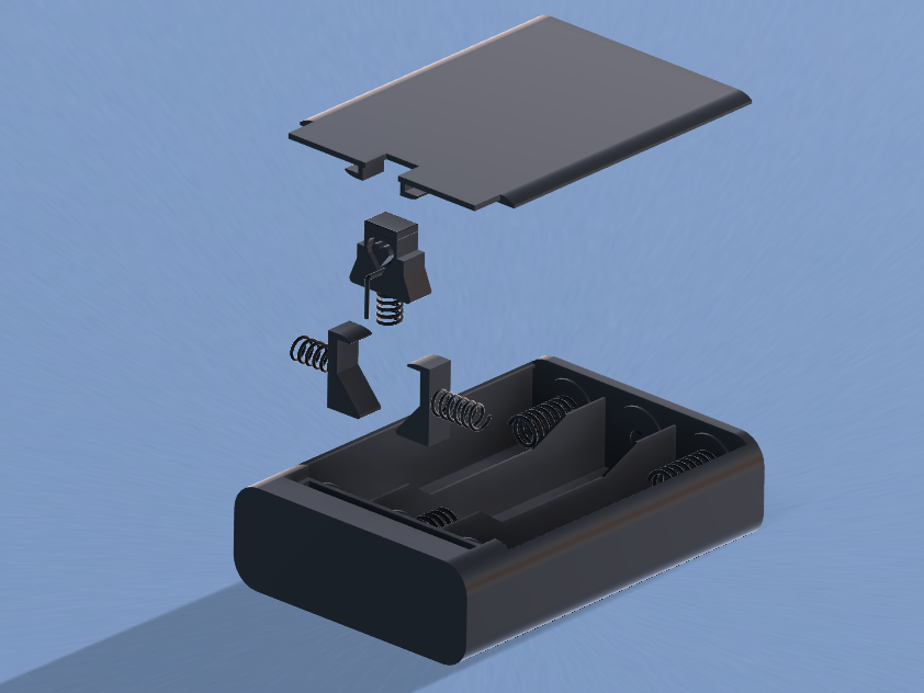 Full Model Rendered Exploded View